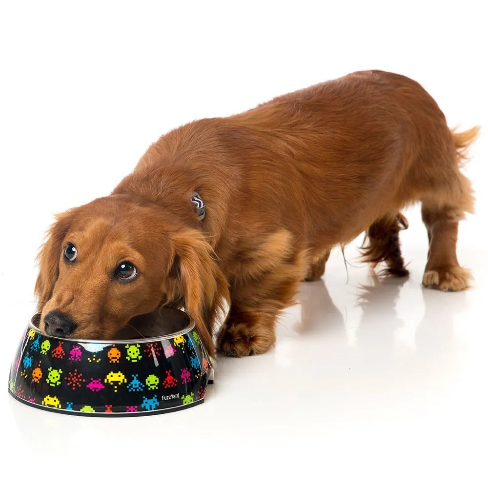 15% OFF: FuzzYard Easy Feeder Dog Bowl (Space Raiders)