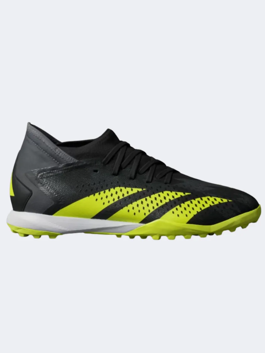 Adidas Predator Accuracy Men Turf Shoes Black/Yellow/Grey