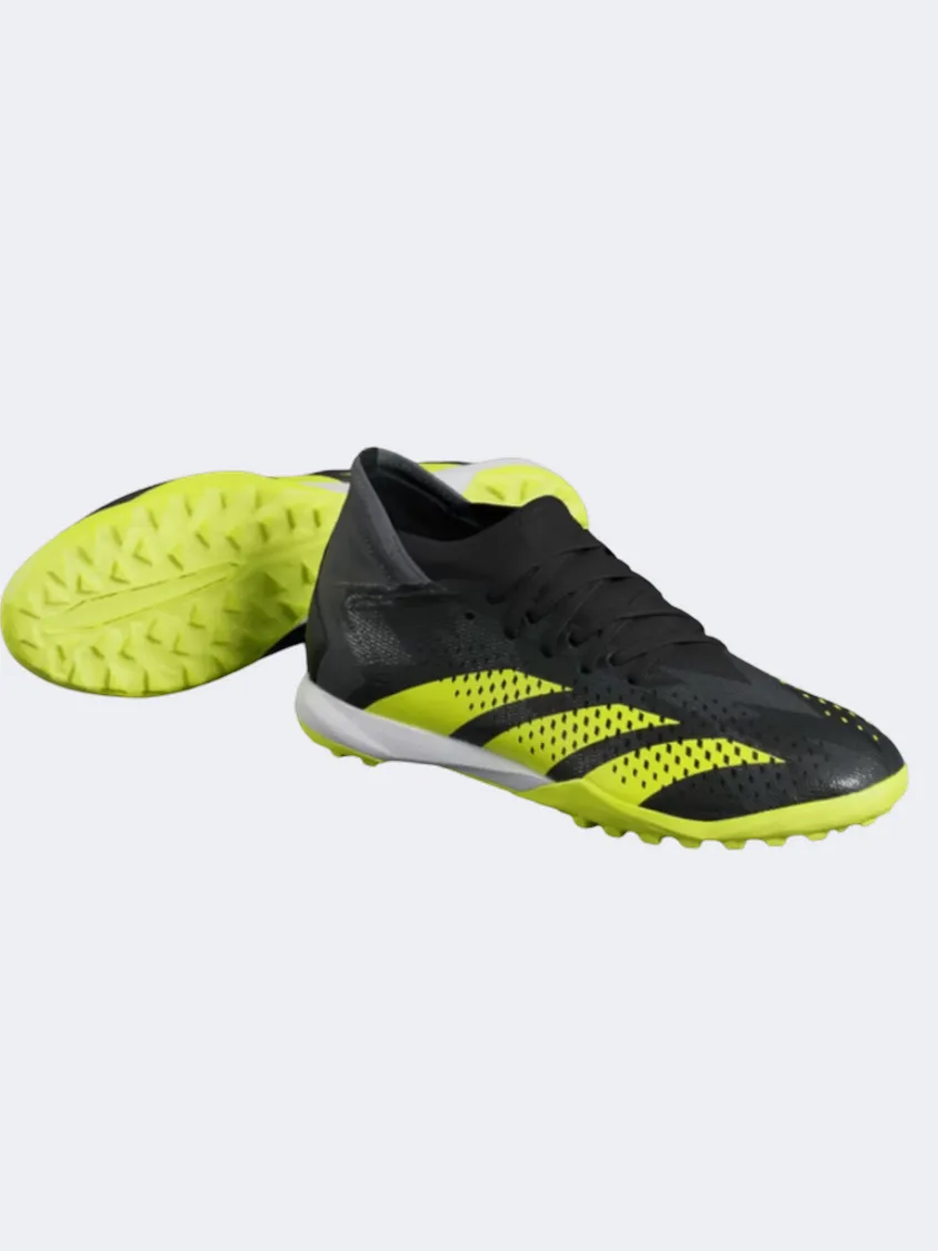 Adidas Predator Accuracy Men Turf Shoes Black/Yellow/Grey