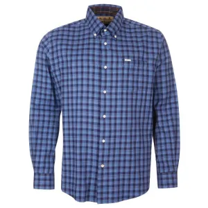 Barbour Lowfell Regular Fit Mens Shirt - Blue