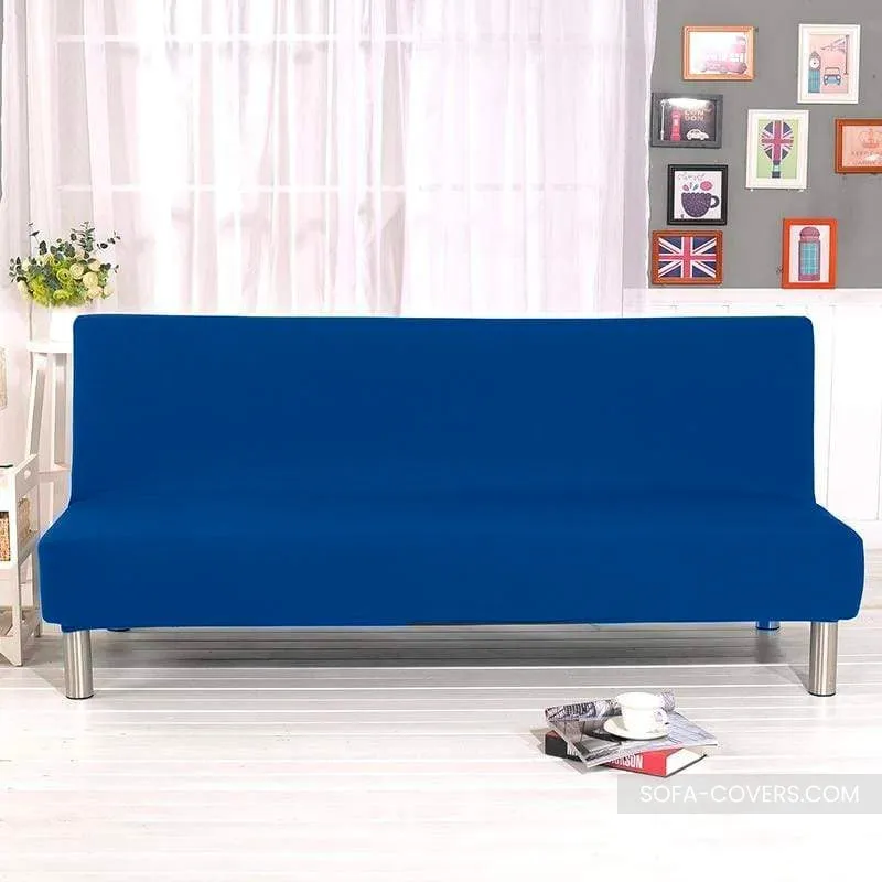 Blue futon cover