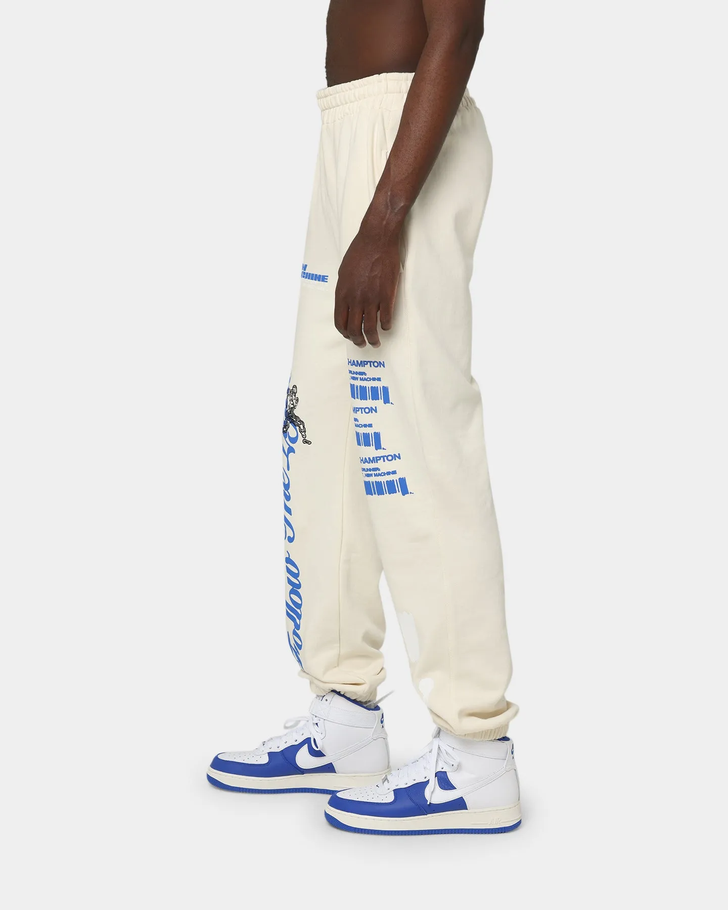 Brockhampton New Light Track Pants Off White