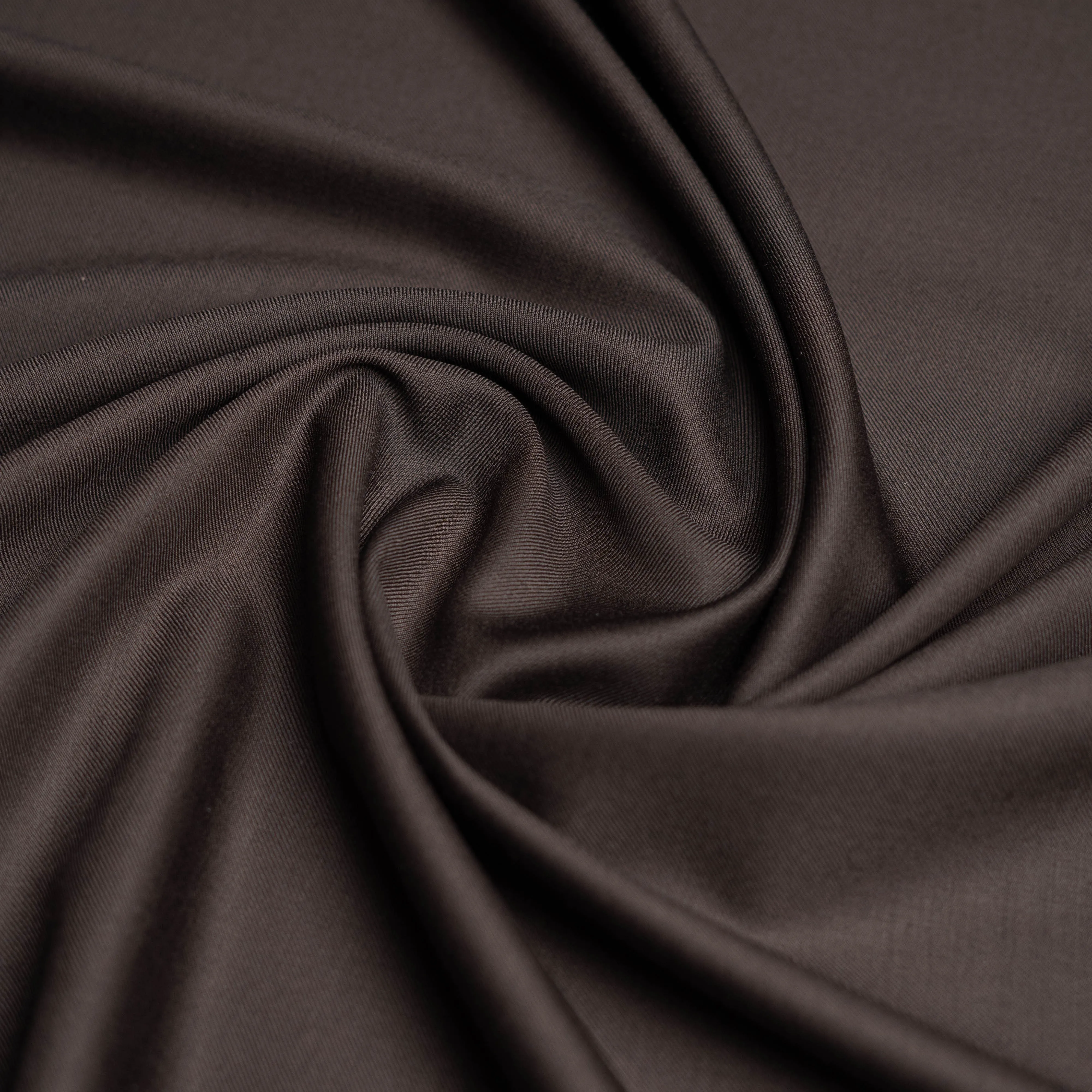 Brown Plain, Wool Blend, Tropical Exclusive Suiting Fabric