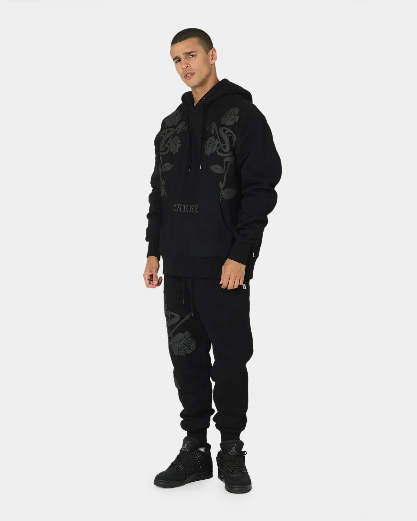 Carre Tourbillion Sweat Pants Black