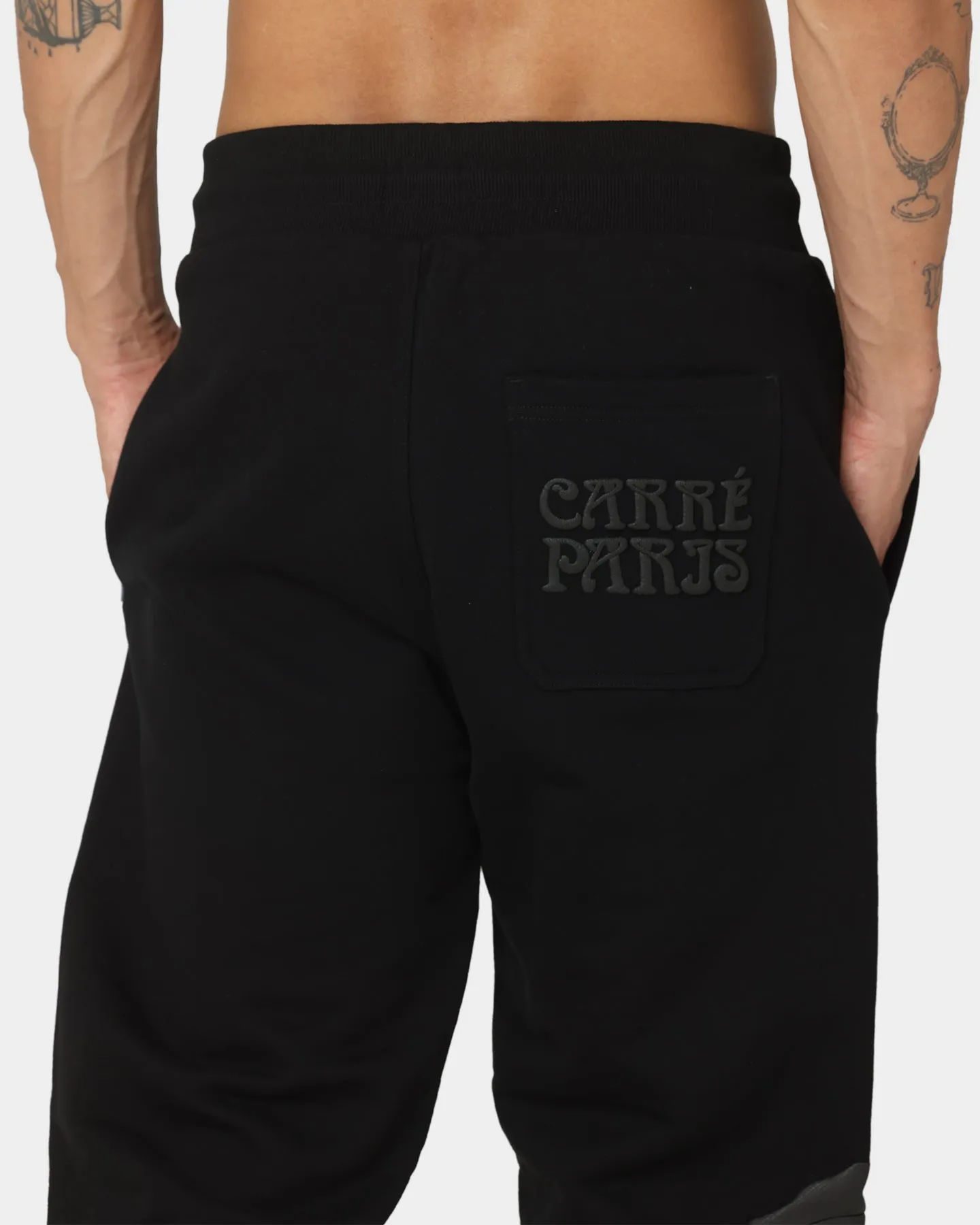 Carre Tourbillion Sweat Pants Black