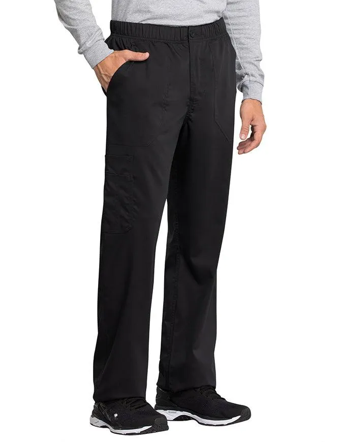 Cherokee Workwear Revolution Tech Men's Mid Rise Straight Leg Zip Fly Tall Pant