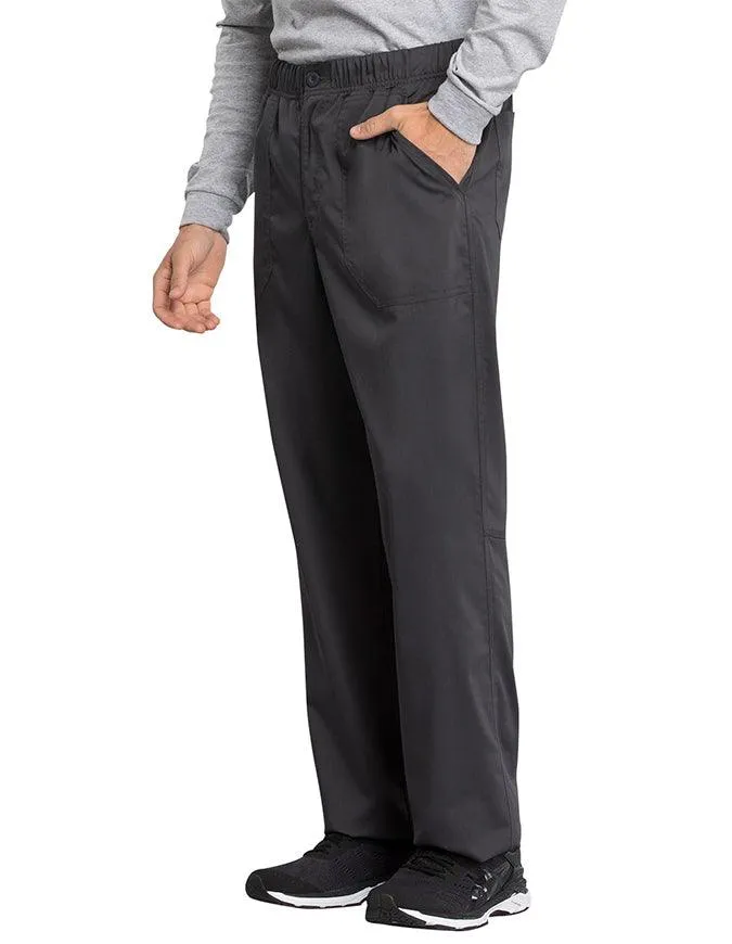 Cherokee Workwear Revolution Tech Men's Mid Rise Straight Leg Zip Fly Tall Pant