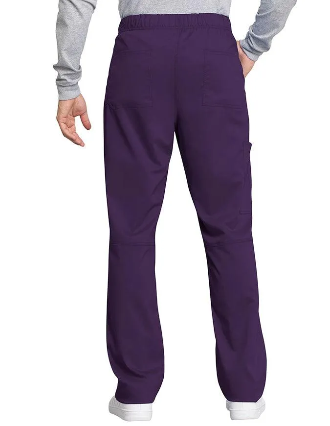 Cherokee Workwear Revolution Tech Men's Mid Rise Straight Leg Zip Fly Tall Pant