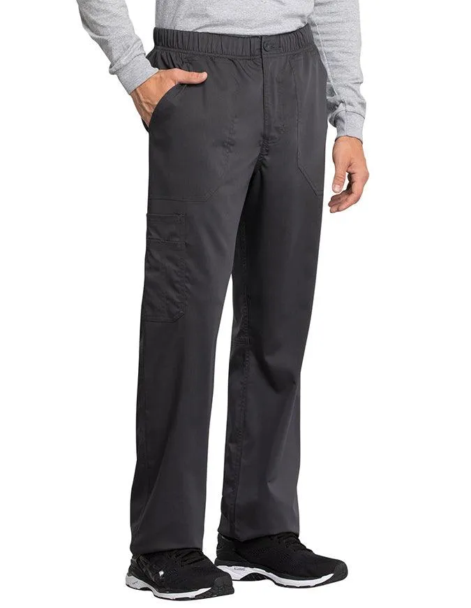 Cherokee Workwear Revolution Tech Men's Mid Rise Straight Leg Zip Fly Tall Pant