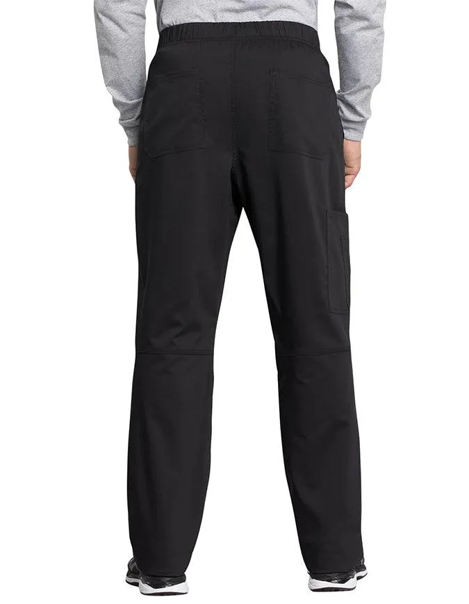 Cherokee Workwear Revolution Tech Men's Mid Rise Straight Leg Zip Fly Tall Pant