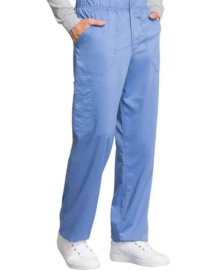 Cherokee Workwear Revolution Tech Men's Mid Rise Straight Leg Zip Fly Tall Pant