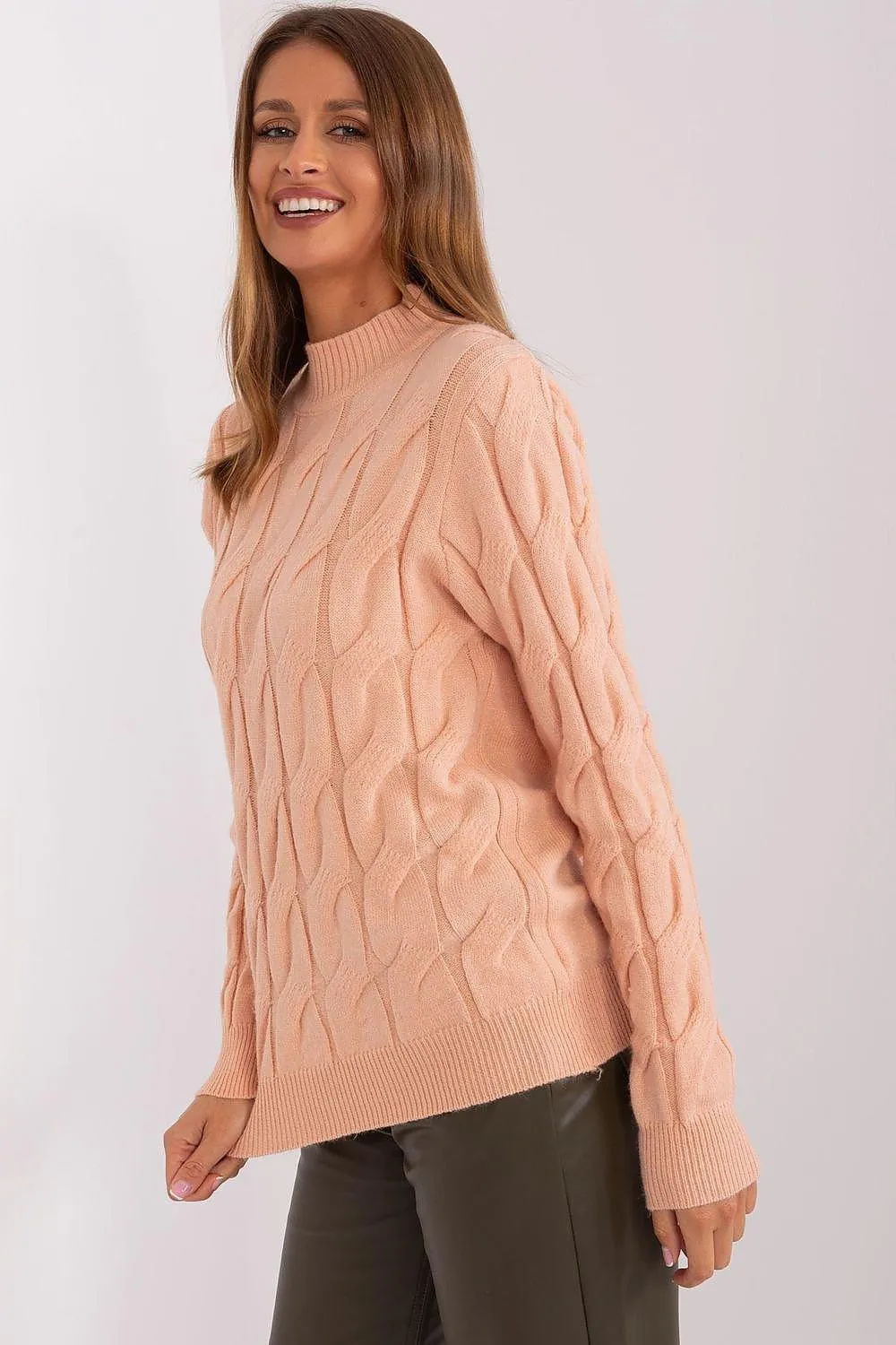 Chic Women's Turtleneck Knit Sweater