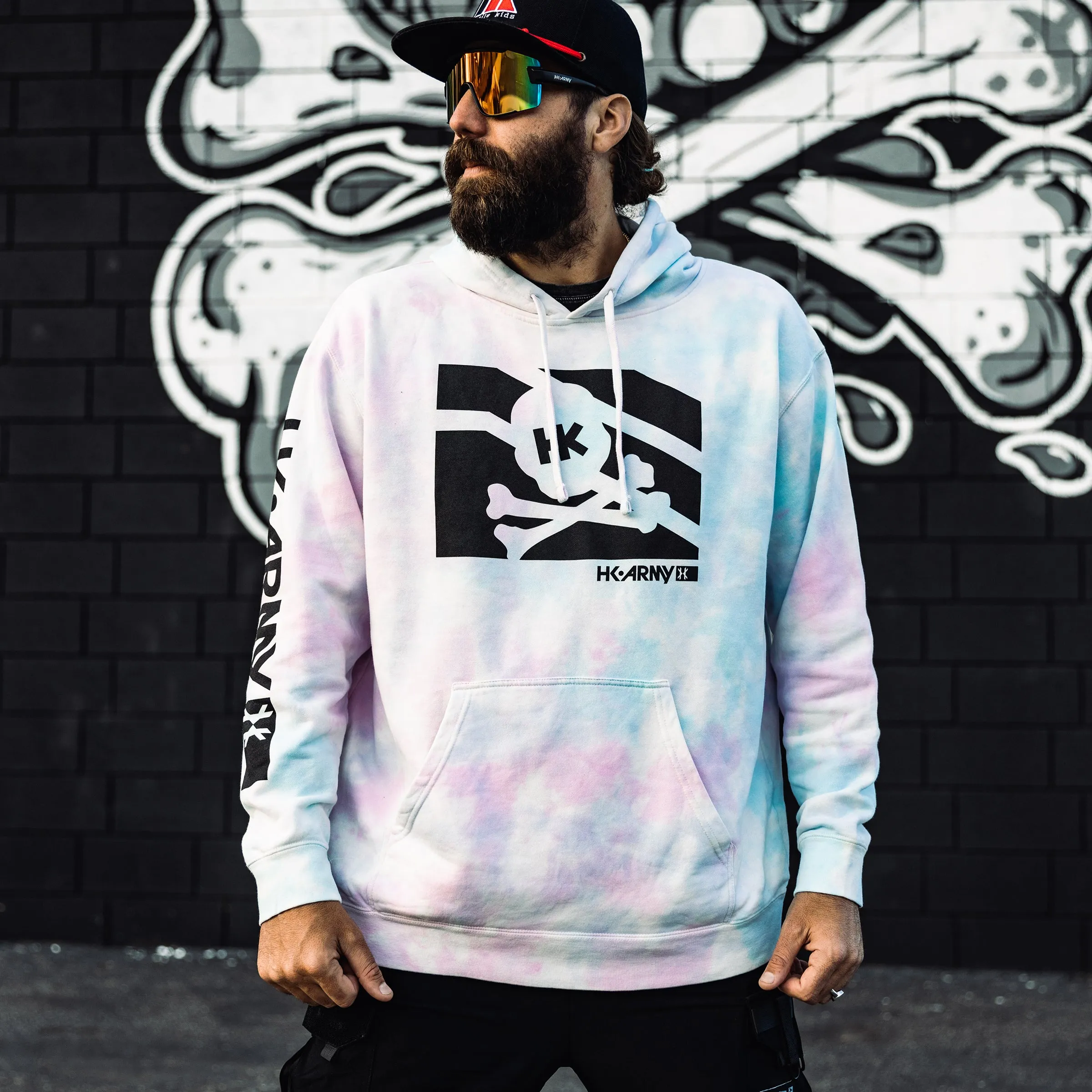 Clip Hoodie - Bubblegum Tie Dye