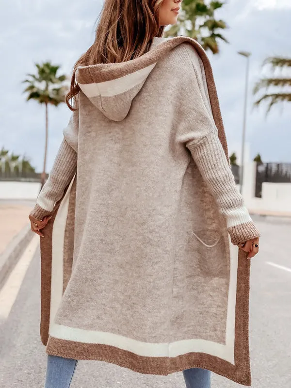 Contract Open Front Long Cardigan