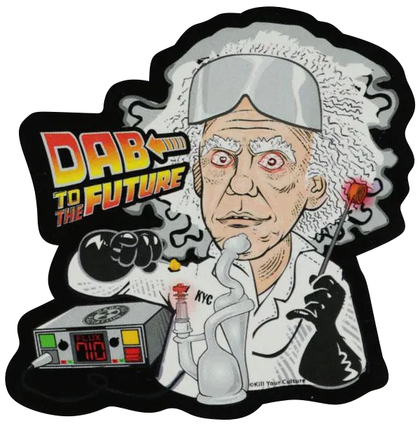 Dab to the Future Sticker