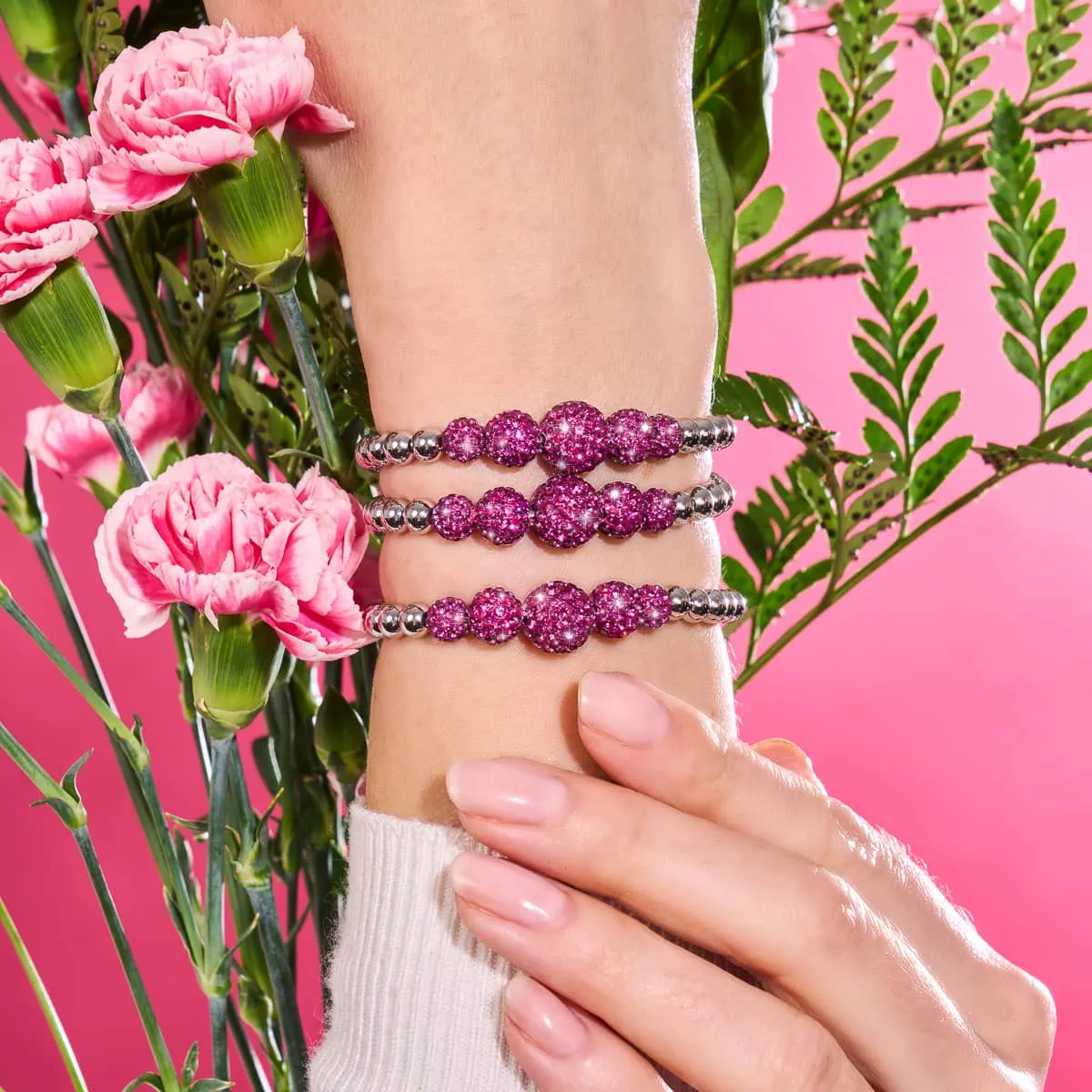 Dragonfruit | Crystal Cascade Kikiballa Bracelet