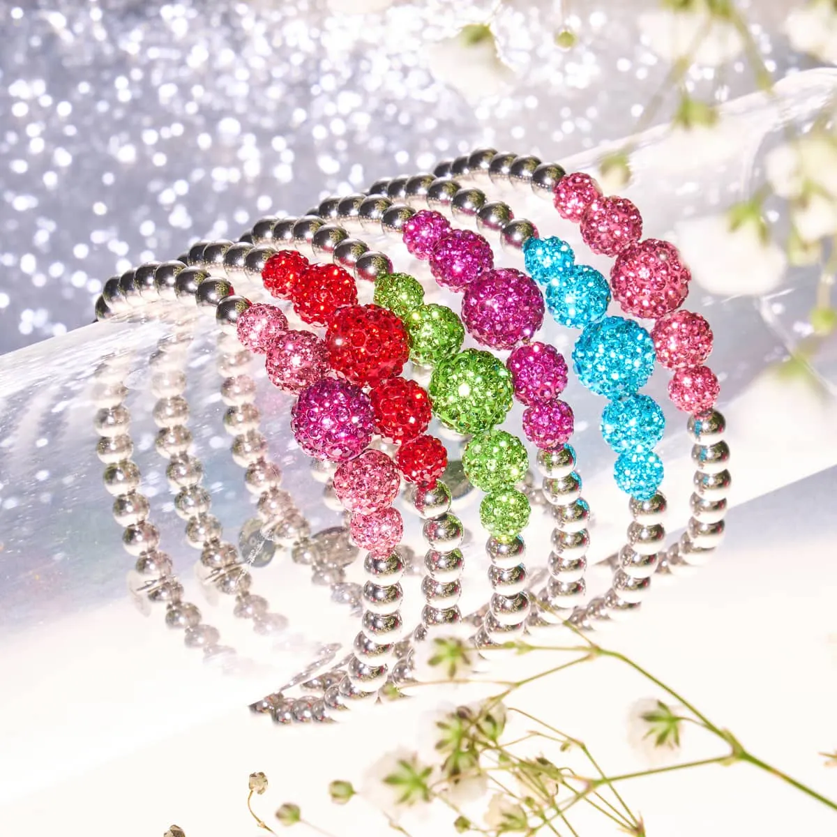 Dragonfruit | Crystal Cascade Kikiballa Bracelet