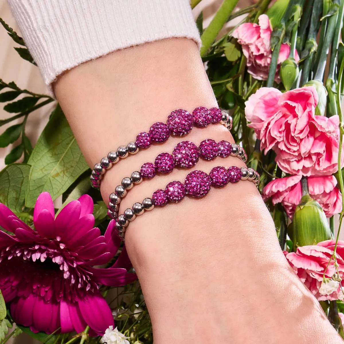 Dragonfruit | Crystal Cascade Kikiballa Bracelet