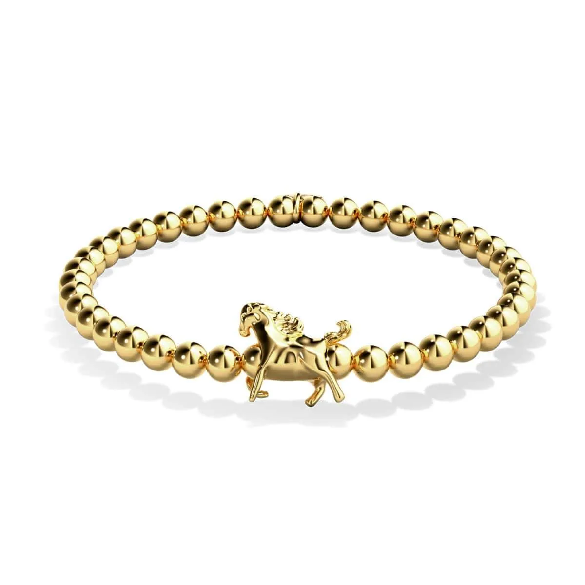 Equestrian | 18k Gold | Horse Charm Bracelet