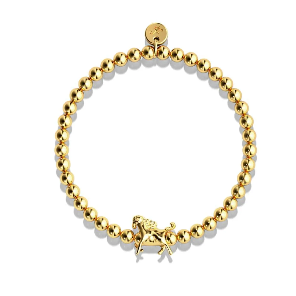 Equestrian | 18k Gold | Horse Charm Bracelet