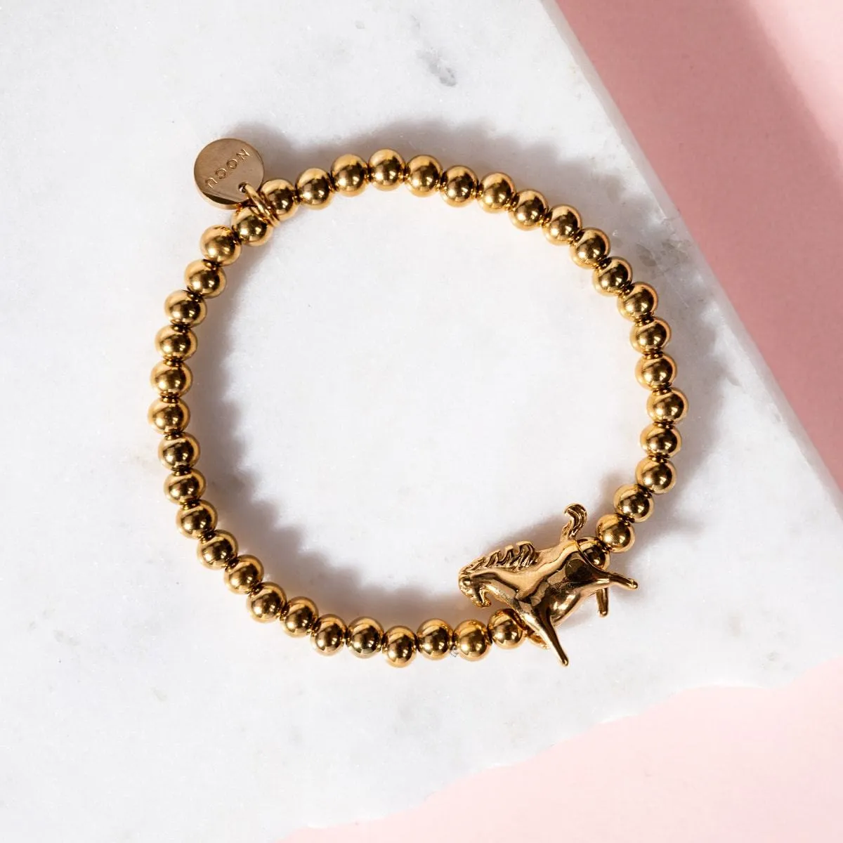 Equestrian | 18k Gold | Horse Charm Bracelet