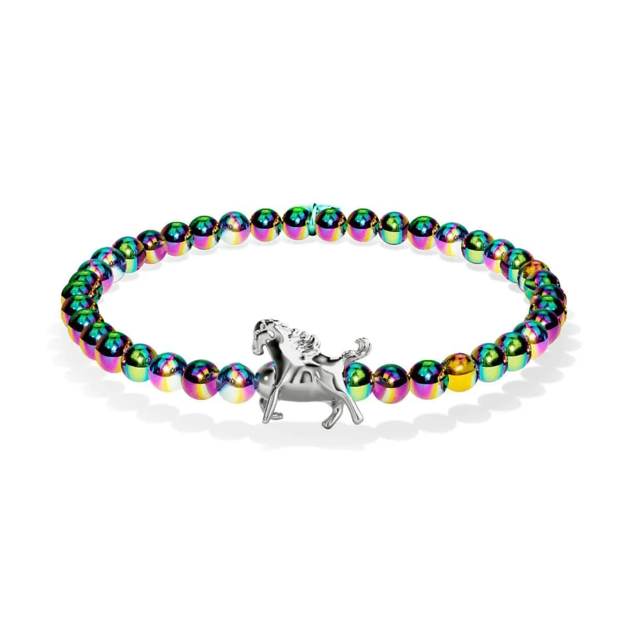 Equestrian | Unicorn Silver | Horse Charm Bracelet