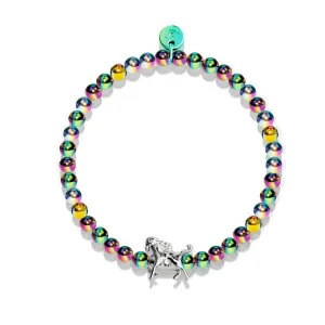 Equestrian | Unicorn Silver | Horse Charm Bracelet