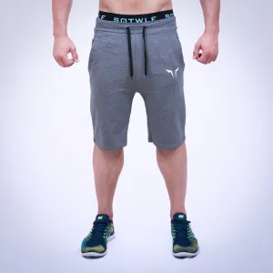 GREY GYM SHORTS