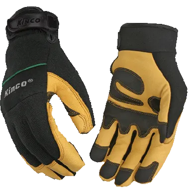 Kinco 102HK Golden Premium Grain Goatskin Palm with XtremeGRIP Thermal Insulation Drivers Gloves (one dozen)