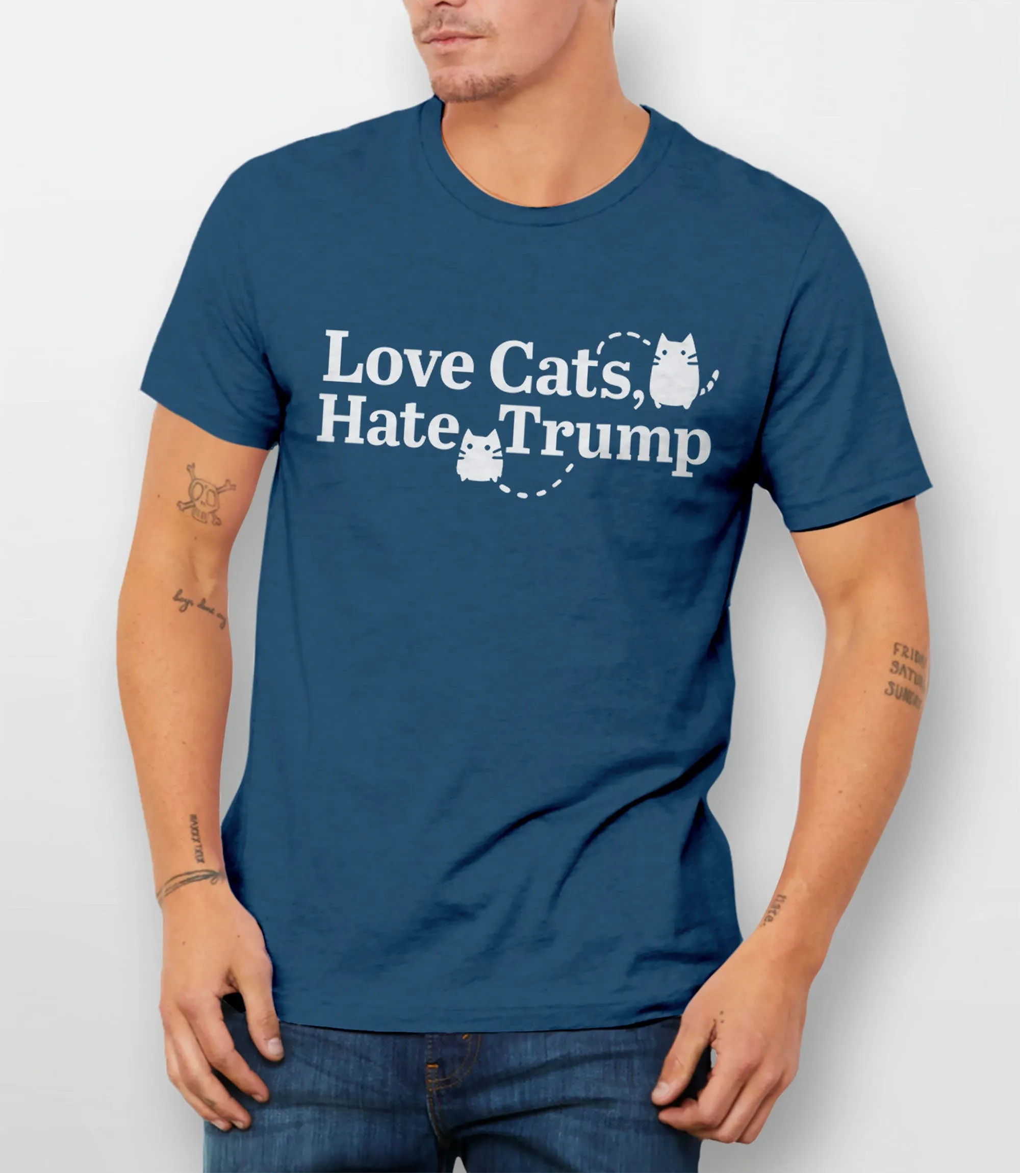 Love Cats Hate Trump Shirt