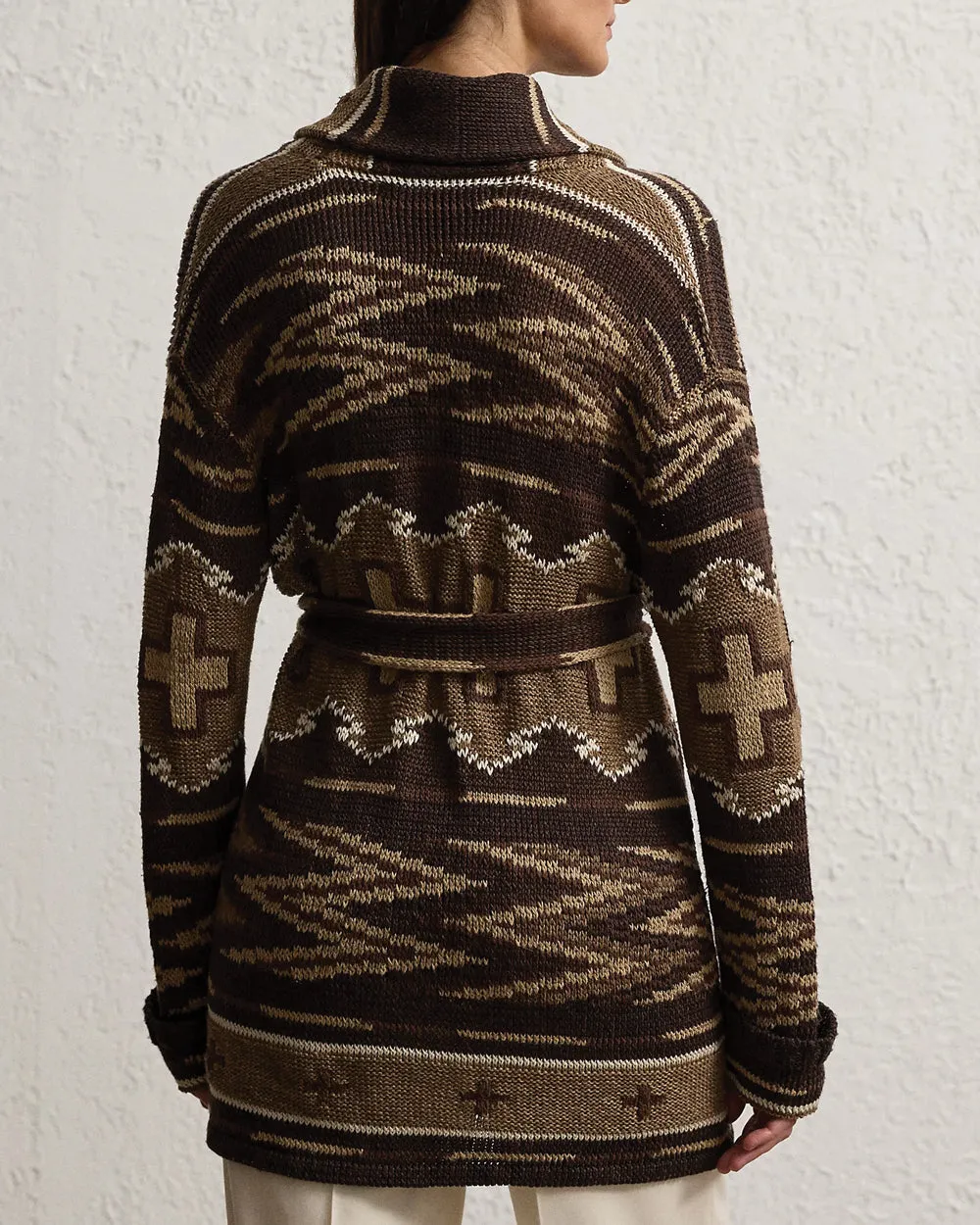 Lux Tan Knit Cardigan