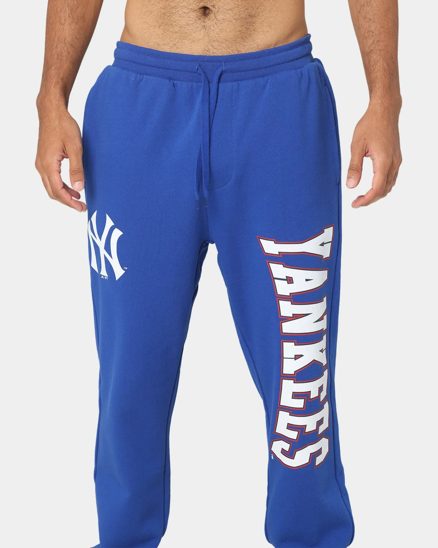 Majestic Athletic New York Yankees Vintage Sports Arch Track Pants Dark Blue