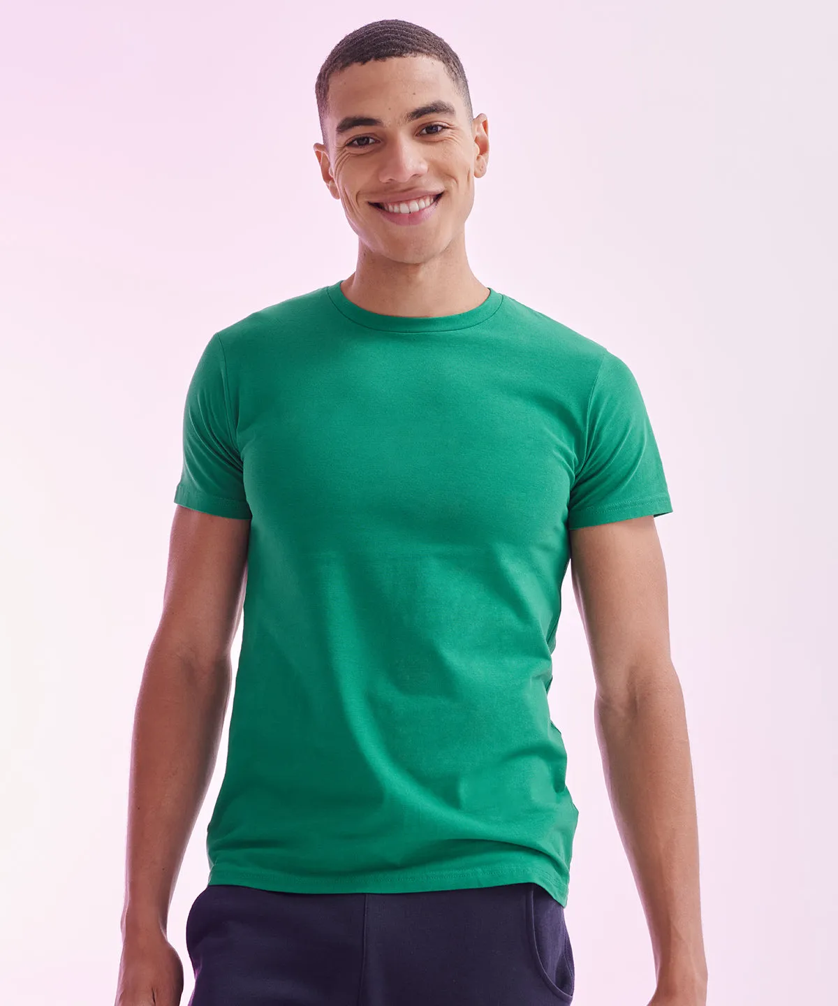 Mens feel good stretch t-shirt | Bright Red