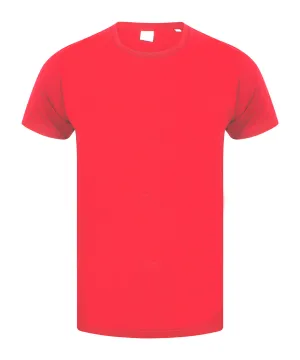 Mens feel good stretch t-shirt | Bright Red