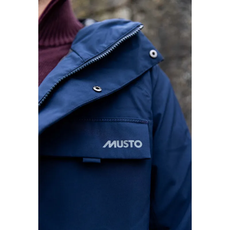 Musto Insulated Mens Primaloft Rain Jacket - Navy