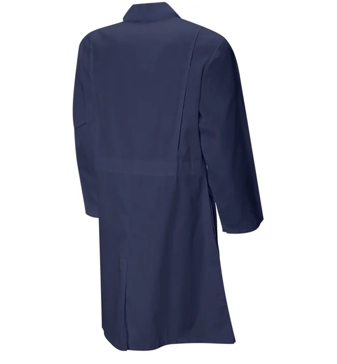 Navy Poly/Cotton Shop Coat by Wasip - Style 30127