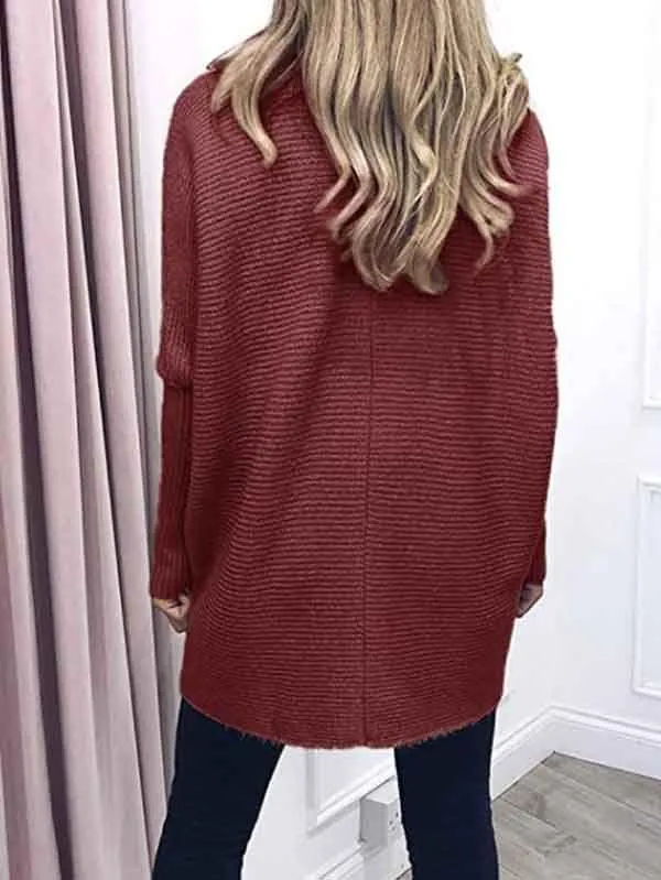 Oversized Turtlenecks for Women Pullover Knit Tops