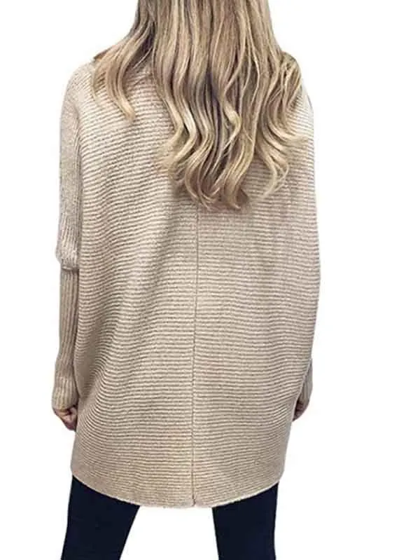 Oversized Turtlenecks for Women Pullover Knit Tops