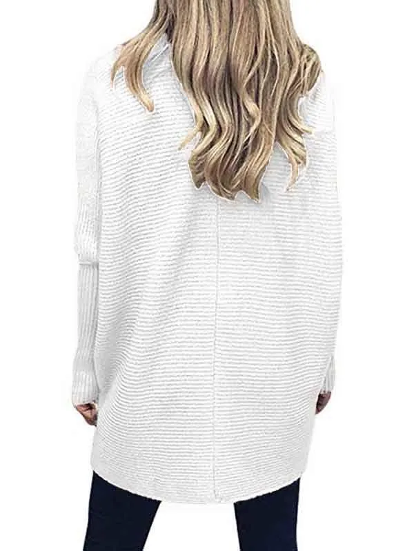 Oversized Turtlenecks for Women Pullover Knit Tops