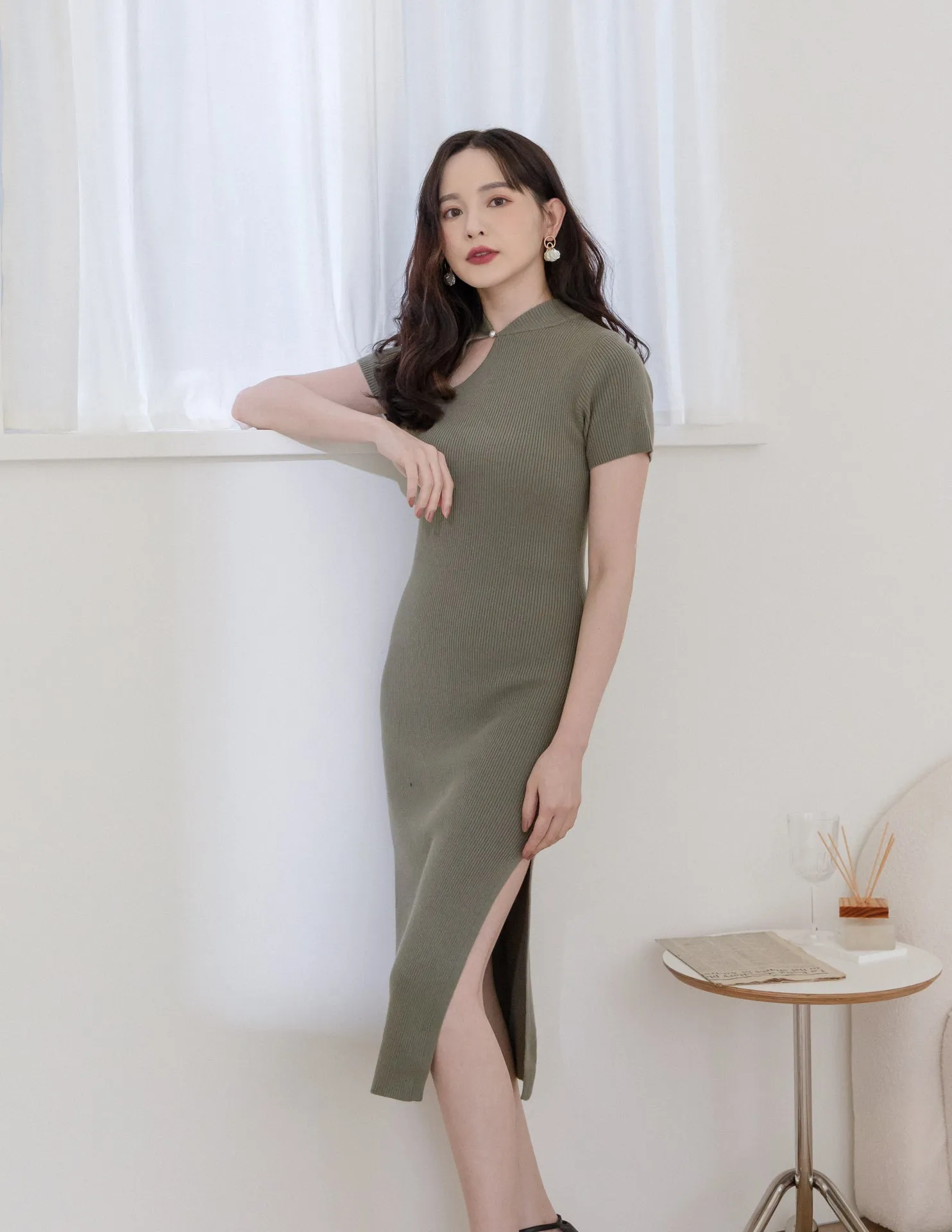 Pauline Dress in Jade