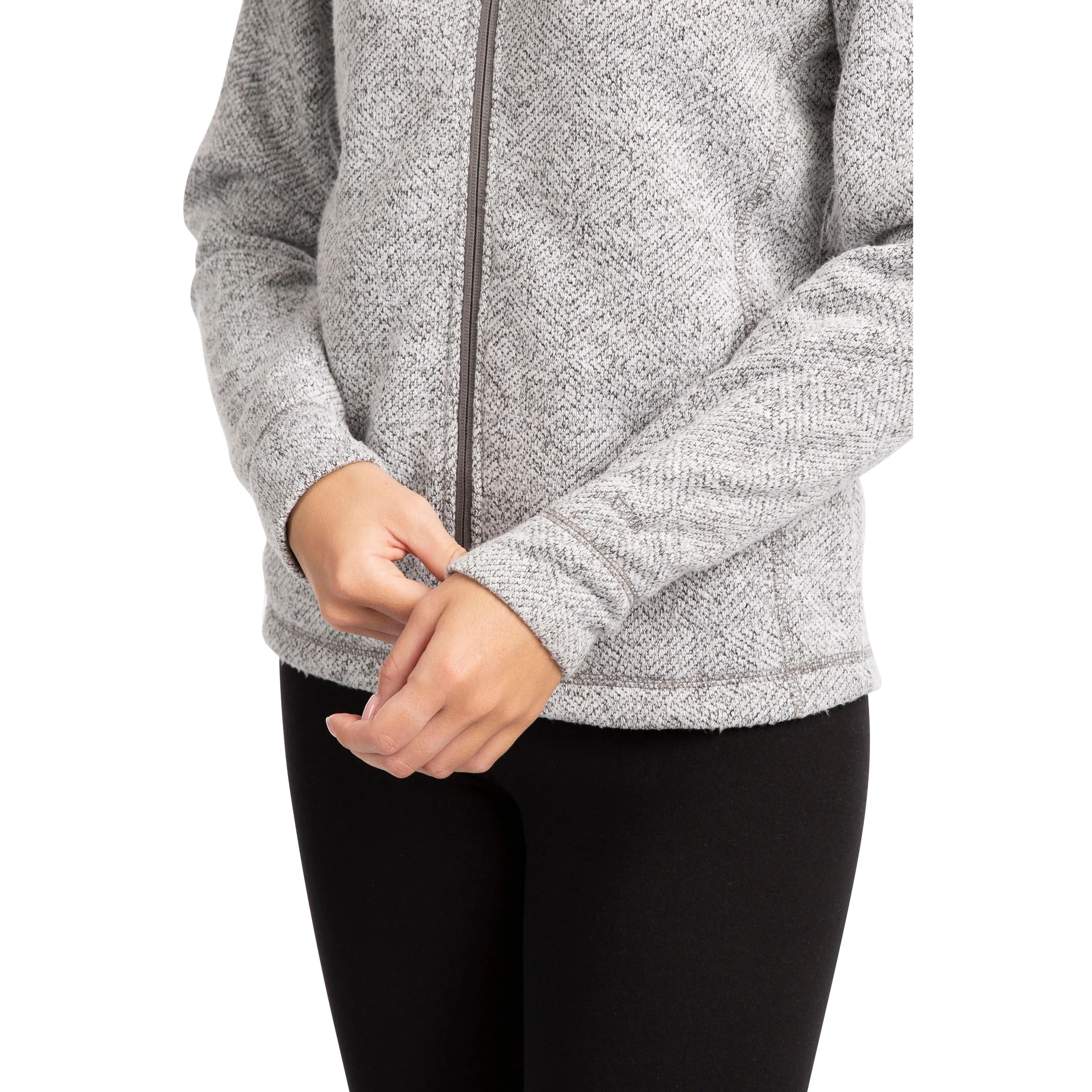 Reserve Women's Fleece Hoodie in Storm Grey