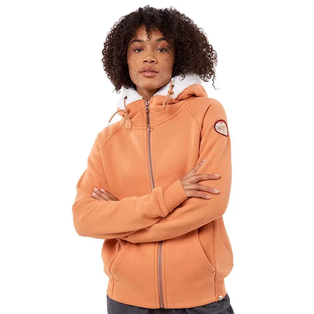 Rip Curl Womens Zip Hood Sherpa Fleece