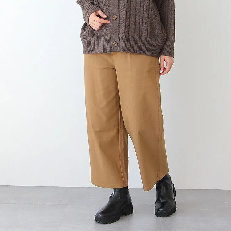 SPIN | Fleece-lined Wide Pants