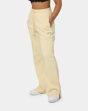 Stussy Women's Shadow Script Wide Track Pants Vanilla