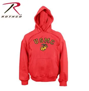 USMC Eagle, Globe & Anchor Pullover Hooded Sweatshirt