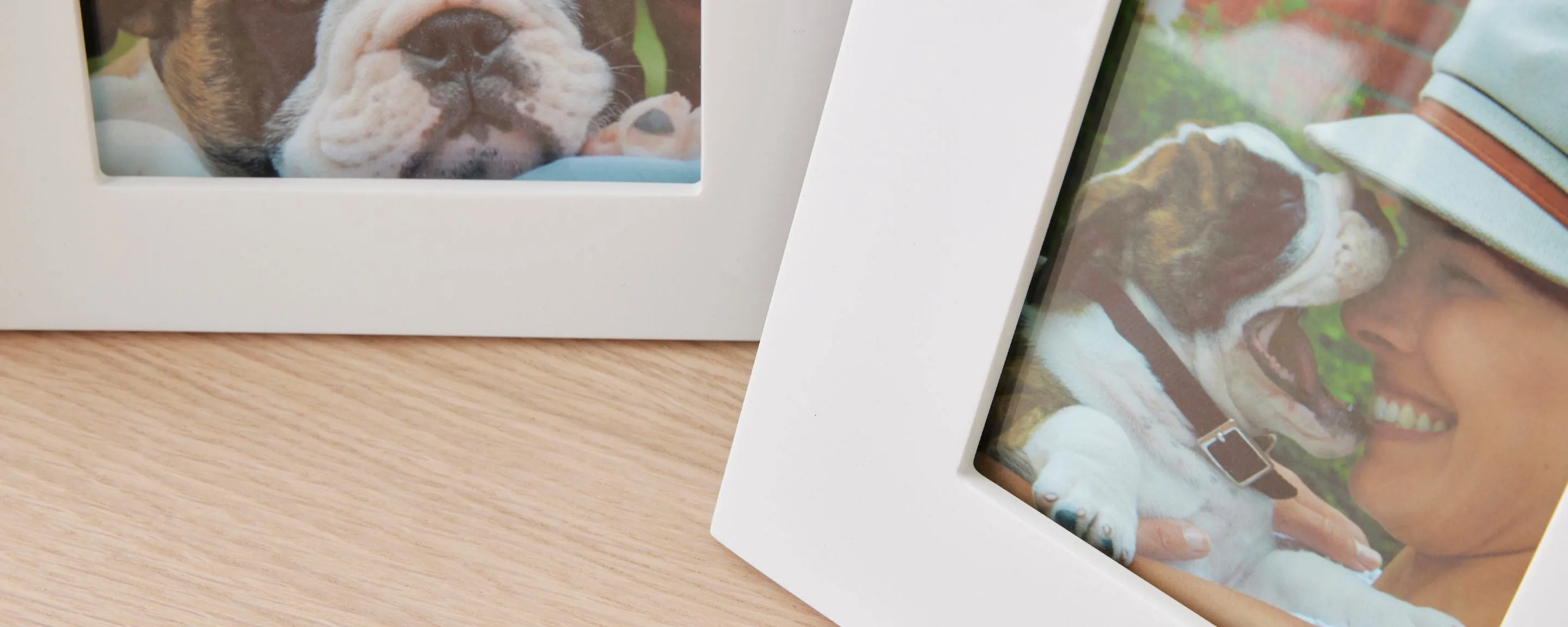 white lacquer picture frames