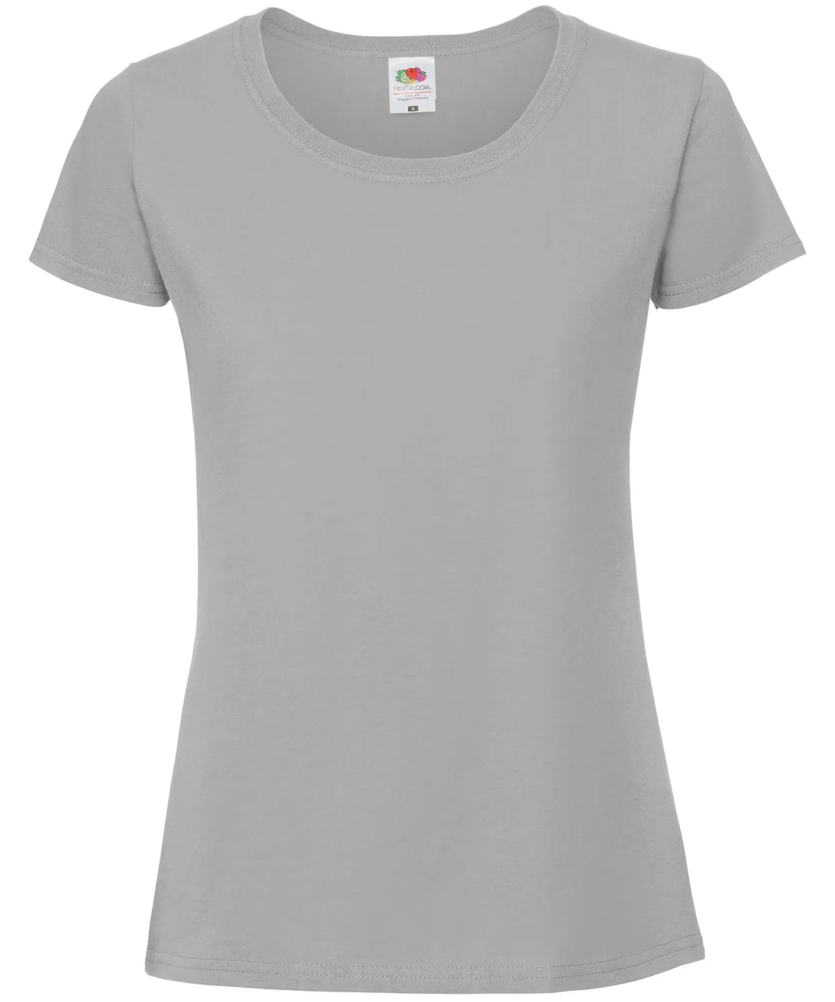 Womens Iconic 195 ringspun premium t-shirt | Zinc