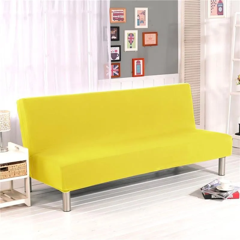 Yellow futon cover