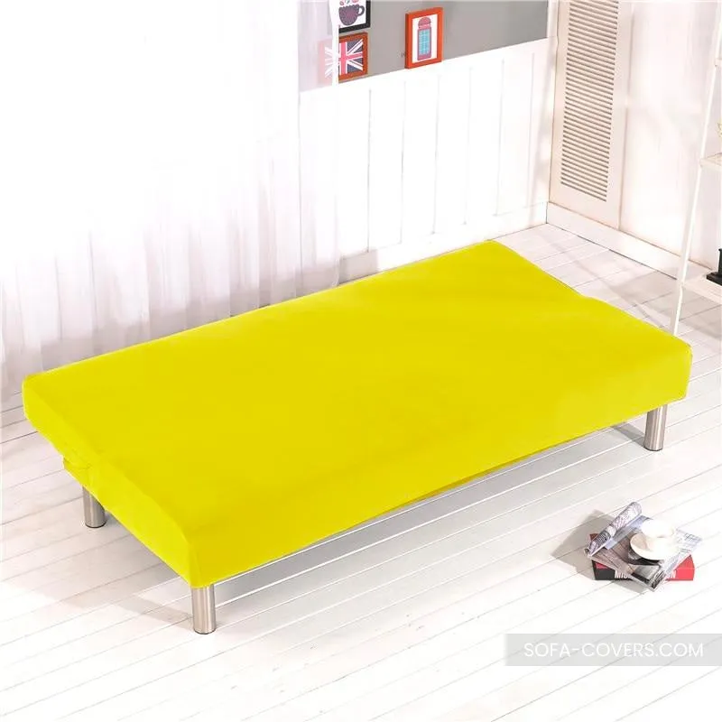 Yellow futon cover