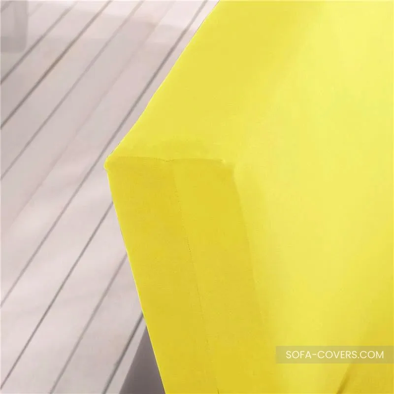 Yellow futon cover